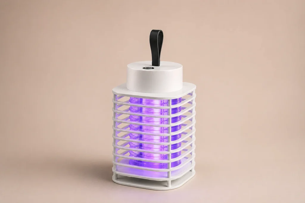HaloGuard 2-in-1 mosquito trap lamp wide studio image